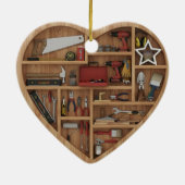 Tiny Shelves: DIY Tools - 2D print Tool Shelf Keramik Ornament (Hinten)