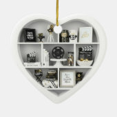 Tiny Shelves Movie Film Fan edition 2Dprint Heart Keramik Ornament (Hinten)