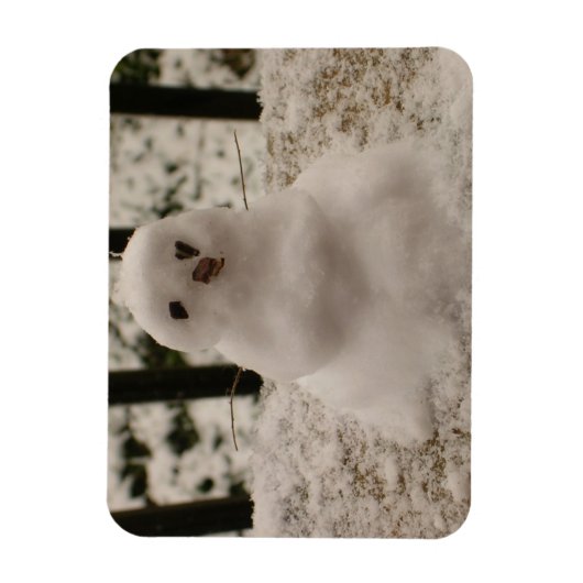 Tiny Snowman Flexible Magnet (Vertikal)