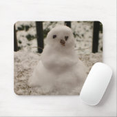 Tiny Snowman Mousepad (Mit Mouse)