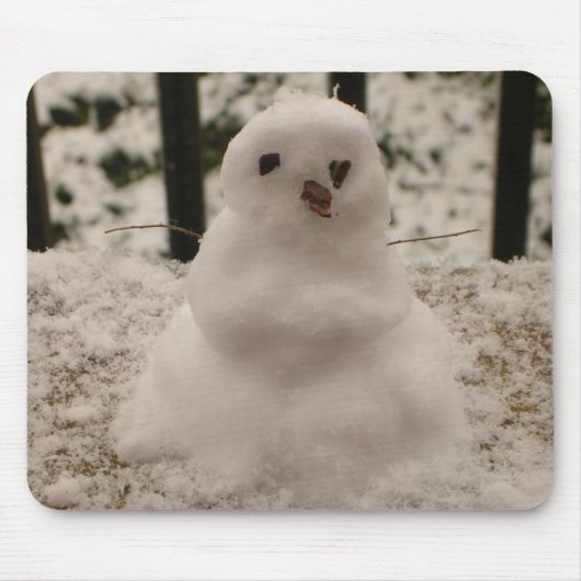 Tiny Snowman Mousepad (Vorne)
