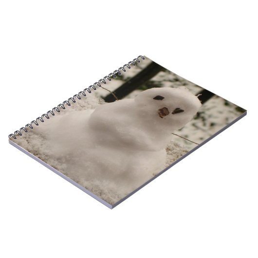 Tiny Snowman Notebook Notizblock (Linke Seite)