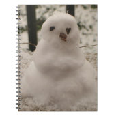 Tiny Snowman Notebook Notizblock (Vorderseite)