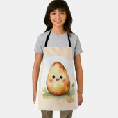 Tiny Spud Charm: Baby Potato Icon Schürze (Insitu)