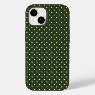 Tiny Stars Dark Green Phone Case