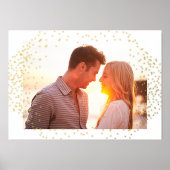 Tiny Stars Modernes Foto Gold Foliendrucke (Vorderseite)