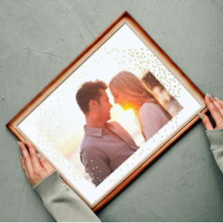 Tiny Stars Modernes Foto Gold Foliendrucke