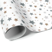 Tiny Stars, Rosewood und Lavender Geschenkpapier (Rolleneckpunkt)