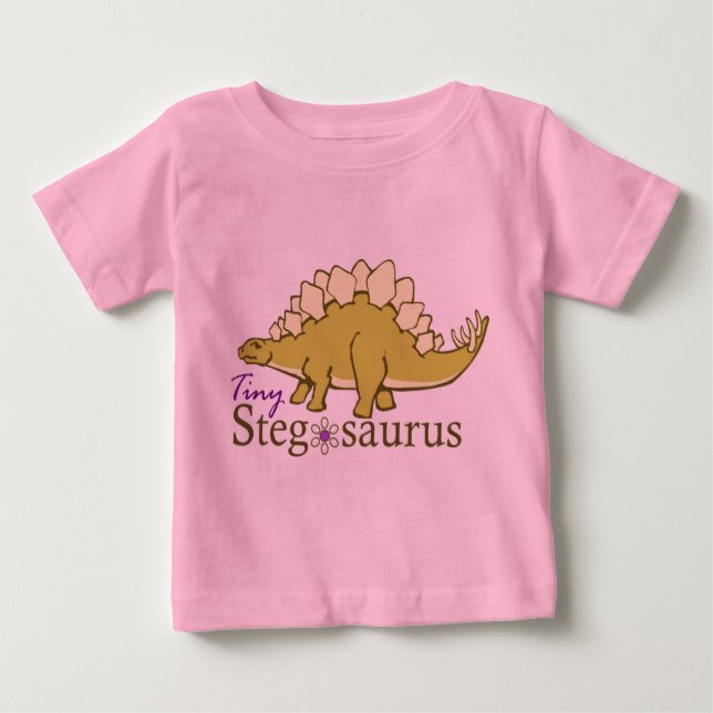 Tiny Stegosaurus Baby T-shirt (Vorderseite)