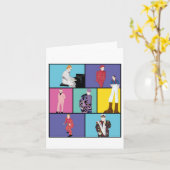 Tiny Sticker Karte (Gelbe Blume)