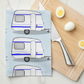 Tiny stromlinienförmige Caravan Thunder_Cove jede  Geschirrtuch (Viertel Falte)