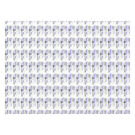 Tiny stromlinienförmige Caravan Thunder_Cove jede  Tischdecke (Vorderseite (Horizontal))