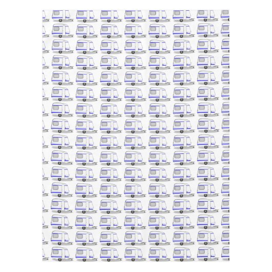 Tiny stromlinienförmige Caravan Thunder_Cove jede  Tischdecke (Vorderseite)