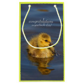 Tiny Swimmer: Kanadisches Gänsedchen Kleine Geschenktüte (Rückseite)