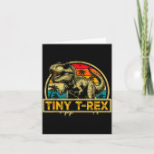 Tiny T-rex T Rex Dinosaur Tiny T-rex Family Matchi Karte (Vorderseite)