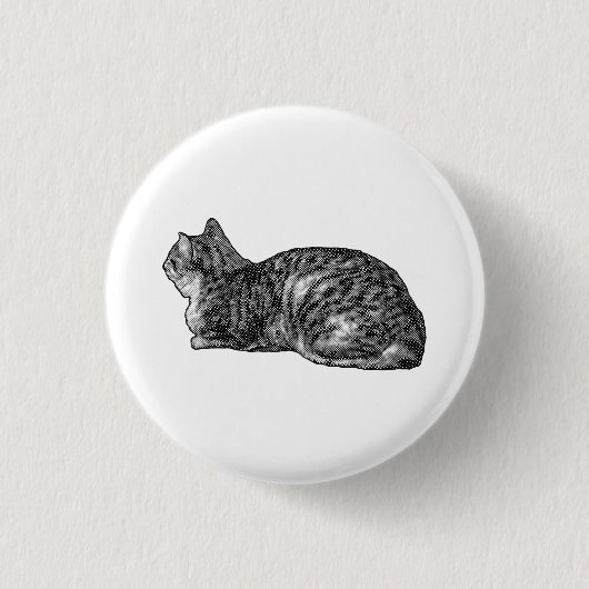 Tiny Tabby, Big Poise Button (Vorderseite)