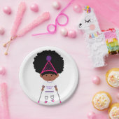 Tiny Tamara TT7" Rundweißbuch Pappteller (Party)