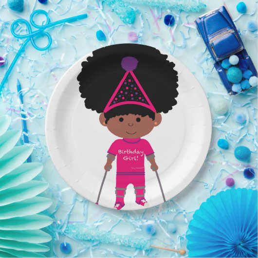 Tiny Tamara TT Pink Happy Birthday Collection Pappteller (Party)