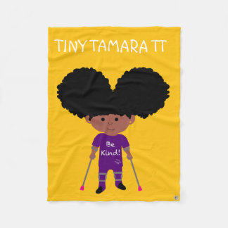 Tiny Tamara TTFleece Blanket, klein 30" x 40" Fleecedecke