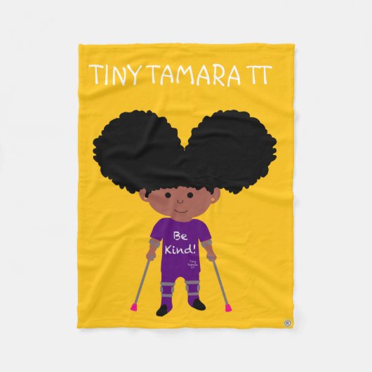 Tiny Tamara TTFleece Blanket, klein 30" x 40" Fleecedecke (Vorderseite)