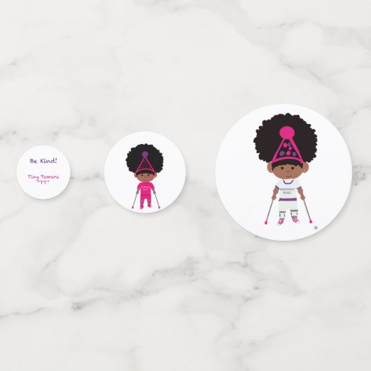 Tiny Tamara TTTable Confetti Konfetti (Rückseiten)