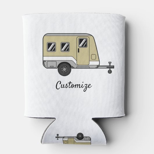 Tiny Tan Caravan Camper Thunder_Cove Dosenkühler (Rückseite)