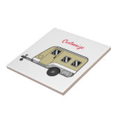 Tiny Tan Caravan Camper Thunder_Cove Fliese (Seite)