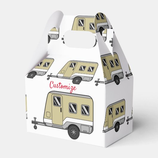 Tiny Tan Caravan Camper Thunder_Cove Geschenkschachtel (Vorderseite)