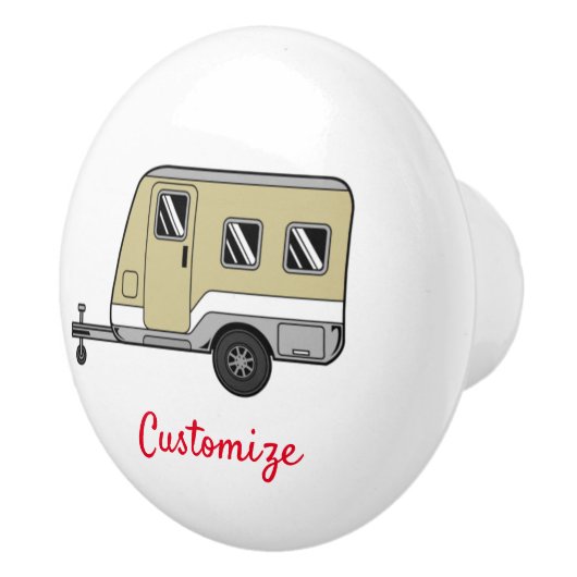 Tiny Tan Caravan Camper Thunder_Cove Keramikknauf (Rechts)