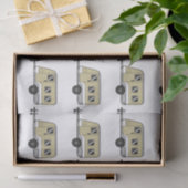 Tiny Tan Caravan Camper Thunder_Cove Seidenpapier (Geschenk)