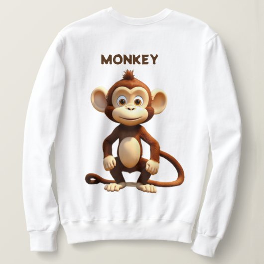 Tiny Tango Monkey T-Shirt Sweatshirt (Design Rückseite)