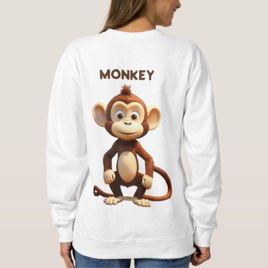 Tiny Tango Monkey T-Shirt Sweatshirt (Rückseite)