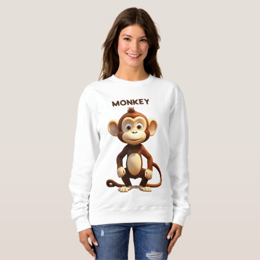Tiny Tango Monkey T-Shirt Sweatshirt (Vorne ganz)