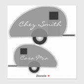 Tiny Teardrop Trailer Thunder_Cove Aufkleber (Blatt)