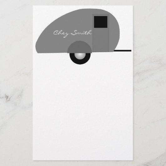 Tiny Teardrop Trailer Thunder_Cove Briefpapier (Vorderseite)