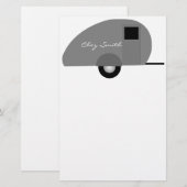 Tiny Teardrop Trailer Thunder_Cove Briefpapier (Vorne/Hinten)