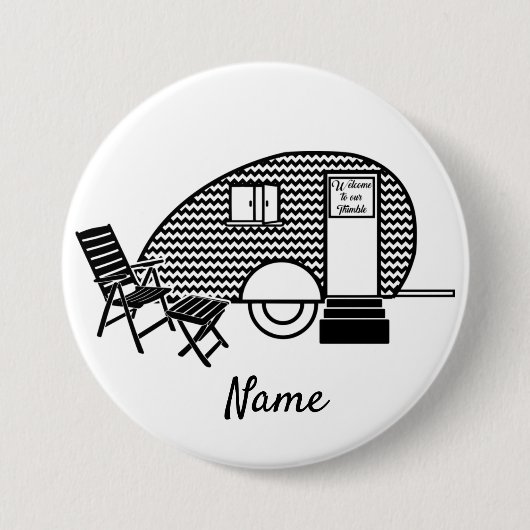 Tiny Teardrop Trailer Thunder_Cove Button (Vorderseite)
