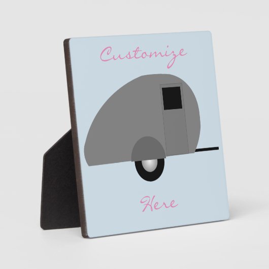 Tiny Teardrop Trailer Thunder_Cove Fotoplatte (Vorderseite)