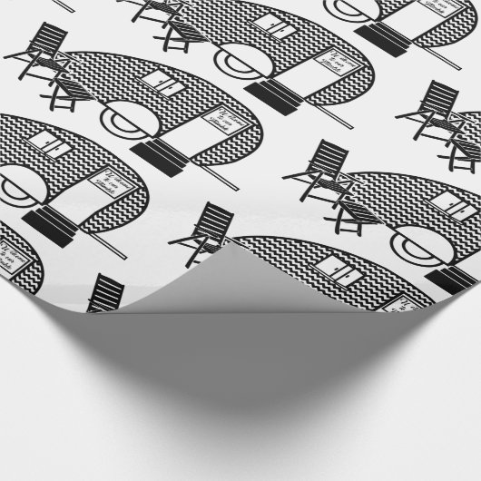 Tiny Teardrop Trailer Thunder_Cove Geschenkpapier (Ecke)