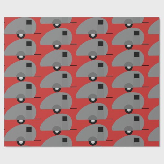 Tiny Teardrop Trailer Thunder_Cove Geschenkpapier (Flach)