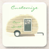 Tiny Teardrop Trailer Thunder_Cove Getränkeuntersetzer (Vorderseite)