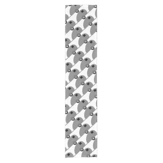 Tiny Teardrop Trailer Thunder_Cove Kurzer Tischläufer (Vorderseite)