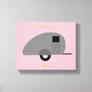 Tiny Teardrop Trailer Thunder_Cove Leinwanddruck