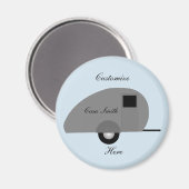 Tiny Teardrop Trailer Thunder_Cove Magnet (Vorderseite/Rückseite)