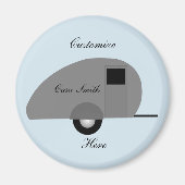 Tiny Teardrop Trailer Thunder_Cove Magnet (Vorne)