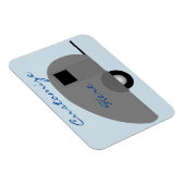 Tiny Teardrop Trailer Thunder_Cove Magnet (Rechte Seite)