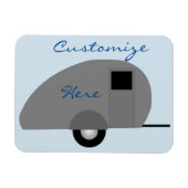 Tiny Teardrop Trailer Thunder_Cove Magnet (Horizontal)