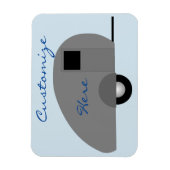 Tiny Teardrop Trailer Thunder_Cove Magnet (Vertikal)