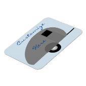 Tiny Teardrop Trailer Thunder_Cove Magnet (Linke Seite)