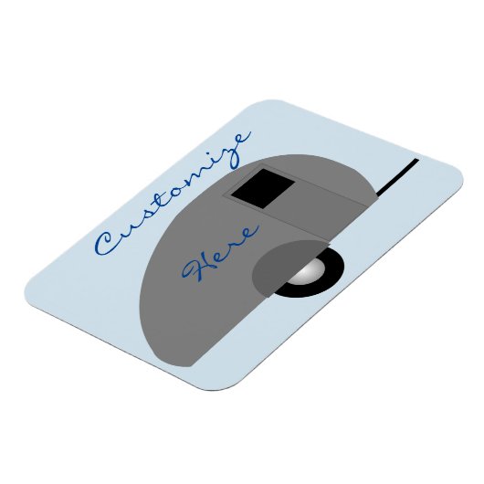 Tiny Teardrop Trailer Thunder_Cove Magnet (Linke Seite)